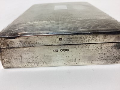 Lot 19 - 1960s silver cigarette box