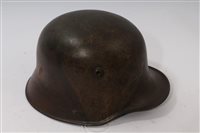 Lot 696 - First World War Imperial German M16 helmet...