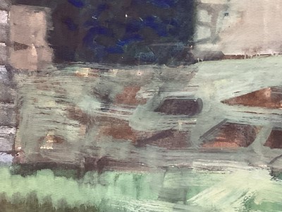 Lot 1083 - Thomas William Ward (1918-2000) mixed media - 'Flatners on the Fleet', signed, 34cm x 44cm, in glazed frame