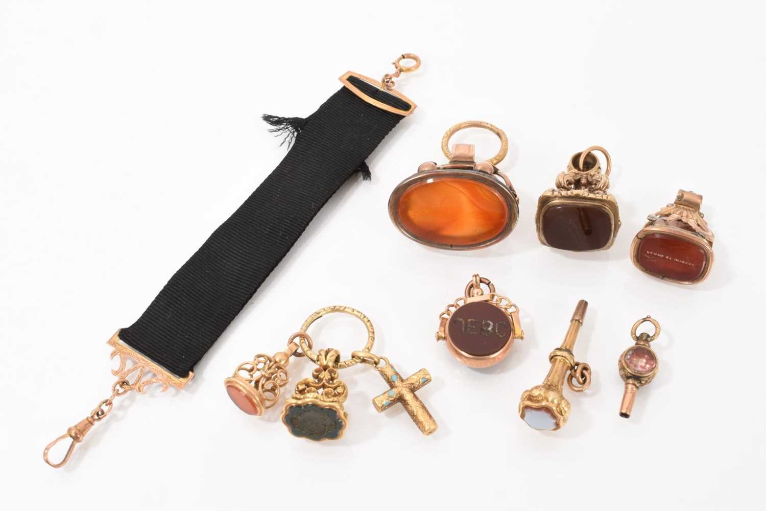 Lot 452 - Group of 19th century seals/fobs