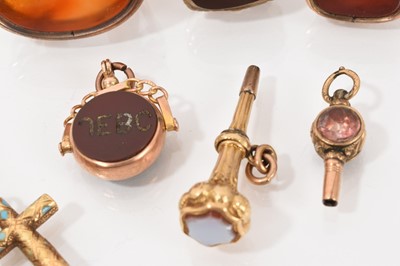 Lot 452 - Group of 19th century seals/fobs