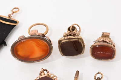 Lot 452 - Group of 19th century seals/fobs