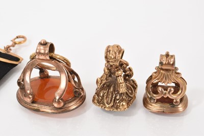 Lot 452 - Group of 19th century seals/fobs
