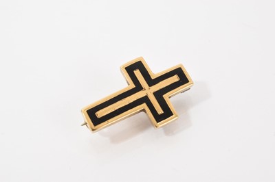 Lot 451 - Group of Georgian and later mourning jewellery