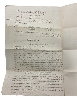 Lot 78 - Mrs Mary Wynyard, wife of Colonel John Wynyard, 17th Regiment of Foot, a fascinating group of Mid to late 18th century correspondence including a rare 1760 Lottery ticket, and a handwritten not...