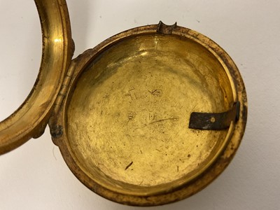 Lot 708 - George III gold pair cased pocket watch (London 1820)