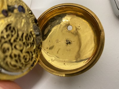 Lot 708 - George III gold pair cased pocket watch (London 1820)