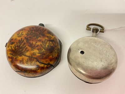 Lot 709 - George III pair cased pocket watch