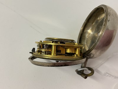 Lot 709 - George III pair cased pocket watch