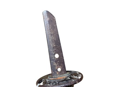 Lot 145 - Antique Japanese Wakasashi sword