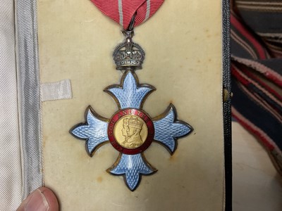Lot 53 - Fine Second World War and later medal group comprising C.B.E. (Military type), Distinguished Service Order (D.S.O.), George VI General Service medal with Palestine cl...