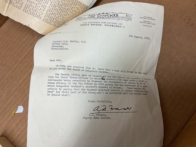 Lot 53 - Fine Second World War and later medal group comprising C.B.E. (Military type), Distinguished Service Order (D.S.O.), George VI General Service medal with Palestine cl...