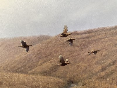 Lot 1241 - Julian Novorol (b.1949) oil on canvas - August on the Moor, signed and dated 1996, 51cm x 76cm, in gilt frame