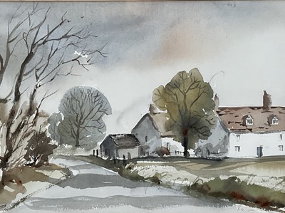 Lot 291 - Ronald Ronaldson (1920-2015) watercolour, Near Whepstead, signed, 26cm x 34cm, in glazed frame