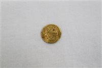 Lot 59 - G.B. George III gold Quarter Guinea 1762 (N.B....