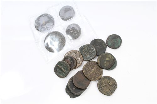 Lot 80 - Ancients - a group of Roman brass Coinss - to...