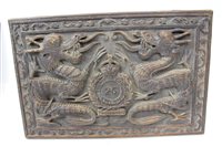 Lot 554 - Unusual early 20th century Eastern carved...