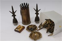 Lot 560 - Selection of various shell and bullet casings,...