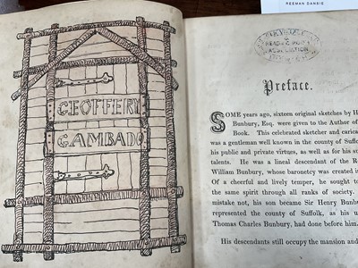 Lot 1020 - Geoffrey Gambado Richard Cobbold) - A Simple Remedy for Hypochondriacism