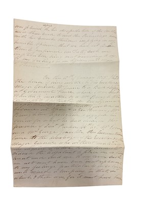 Lot 82 - Of Australian interest, a fascinating group of correspondence between Major General Lachlan Macquarie C.B. The fifth Governor of New South Wales ( from 1810-1821) and various Officers of the 46t...