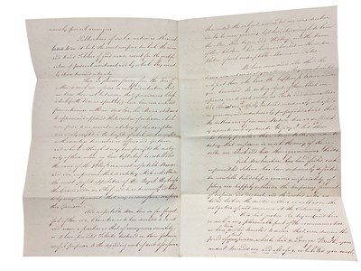 Lot 82 - Of Australian interest, a fascinating group of correspondence between Major General Lachlan Macquarie C.B. The fifth Governor of New South Wales ( from 1810-1821) and various Officers of the 46t...