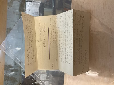 Lot 82 - Of Australian interest, a fascinating group of correspondence between Major General Lachlan Macquarie C.B. The fifth Governor of New South Wales ( from 1810-1821) and various Officers of the 46t...