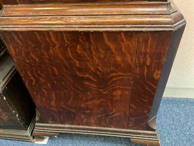 Lot 721 - Nathaniel Brown, Manchester: George III oak cased longcase