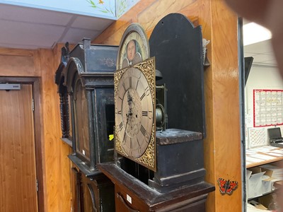 Lot 721 - Nathaniel Brown, Manchester: George III oak cased longcase