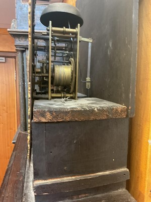 Lot 721 - Nathaniel Brown, Manchester: George III oak cased longcase