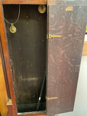 Lot 721 - Nathaniel Brown, Manchester: George III oak cased longcase
