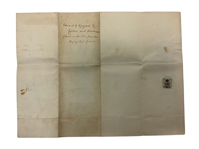 Lot 90 - H.M. Queen Victoria, signed Officer's Commission appointing Edward G Wynyard a Lieutenant Colonel in the First Grenadier Regiment of Foot Guards, dated 1st July 1854