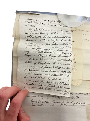 Lot 93 - The Wynyard family Pedigree and Armorial bearings, mostly 18th century and later.