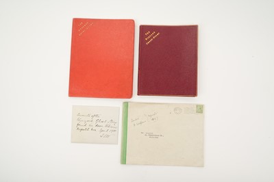 Lot 94 - The Wynyard Family Ghost Story, a famous 18th Century Supernatural occurrence which was extensively discussed in England at the time and during the 19th century. Two leather bound handwritten...