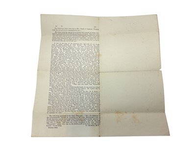 Lot 94 - The Wynyard Family Ghost Story, a famous 18th Century Supernatural occurrence which was extensively discussed in England at the time and during the 19th century. Two leather bound handwritten...