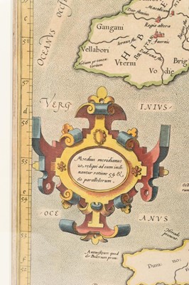Lot 943 - Gerard Mercator 16th century hand coloured map of the British Isles, 'Europae I tab'
