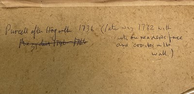 Lot 89 - 18th century hand-coloured mezzotint "The Sleepy Congregation", Corbet after Hogarth c1772 (originally Purcell after Hogarth 1736), F&G