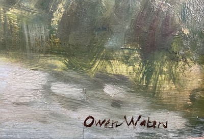 Lot 1256 - Owen Waters (1916-2004) oil on board - Norfolk River, signed, 32cm x 40cm, in gilt frame
