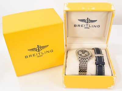 Lot 703 - Breitling watch made for Spanish airforce acrobatics team, limited to 1000, with travelling case and associated box and papers