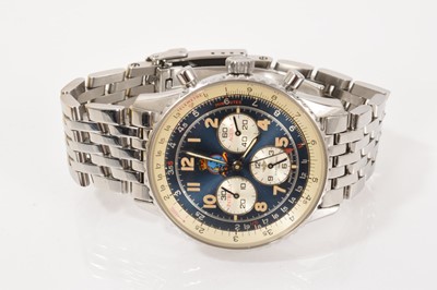 Lot 703 - Breitling watch made for Spanish airforce acrobatics team, limited to 1000, with travelling case and associated box and papers
