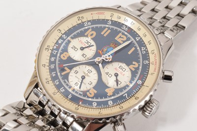 Lot 703 - Breitling watch made for Spanish airforce acrobatics team, limited to 1000, with travelling case and associated box and papers