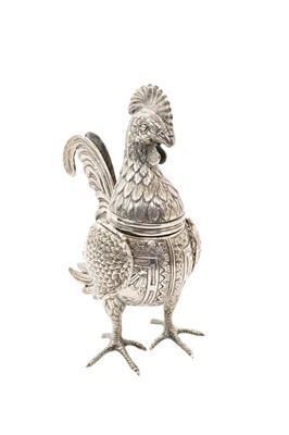Lot 538 - Hannau silver cockerel