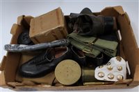 Lot 591 - Group of militaria - to include brass shell...