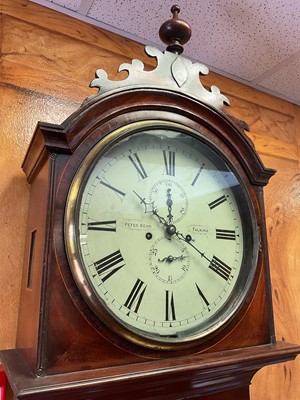 Lot 720 - Early 19th century Scottish Longcase clock by Peter Kerr of Falkirk