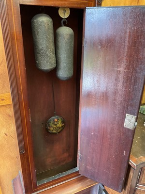 Lot 720 - Early 19th century Scottish Longcase clock by Peter Kerr of Falkirk