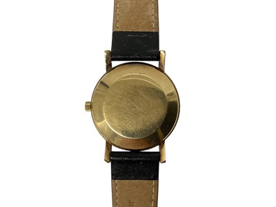Lot 684 - Late 1960s gentlemen's Omega 9ct gold Automatic wristwatch on leather strap