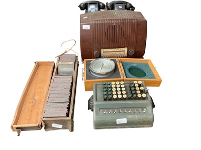 Lot 2459 - Group of collectables, including Bakelite radio, etc