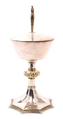 Lot 401 - Contemporary silver parcel gilt Communion chalice