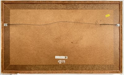 Lot 930 - *John Millar Watt (2895-1975) mixed media, World War I battle scene with armoured car. NB: The armoured car is believed to have been designed by Millar Watt's uncle Alec Watt, a naval architect i...