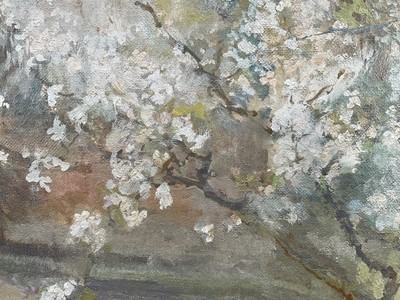 Lot 912 - *Amy Millar Watt (1900-1956) oil on board - Fruit Tree, signed, 32cm x 43cm, framed