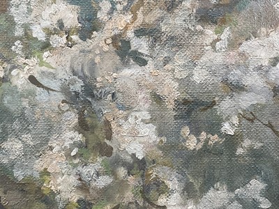 Lot 912 - *Amy Millar Watt (1900-1956) oil on board - Fruit Tree, signed, 32cm x 43cm, framed